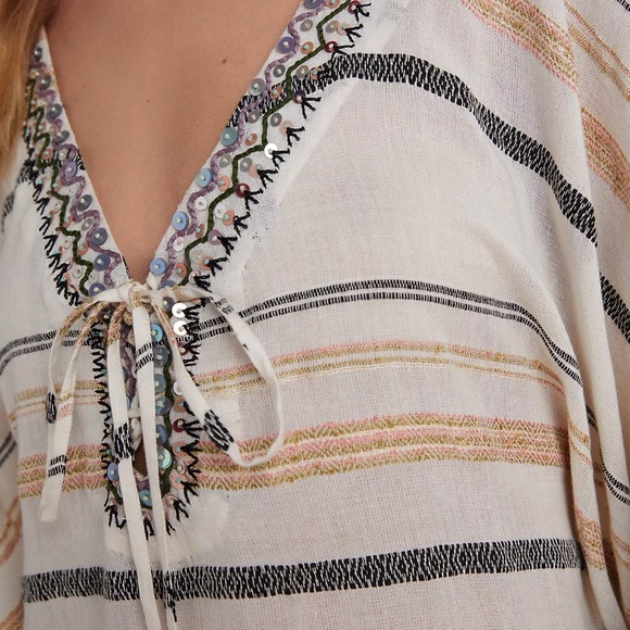 Anthropologie Marie Tassel Kaftan - Picture 5 of 10